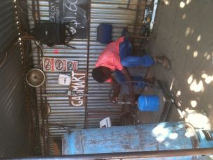 refilling my french gas cylinder in Bulawayo